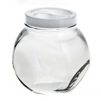 Банка с белой пласт. крышкой БЕЛЛА 1700 мл