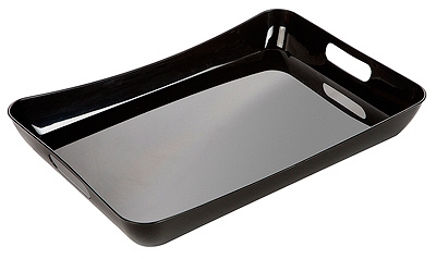 Поднос "Рондо" (чёрный) (то)