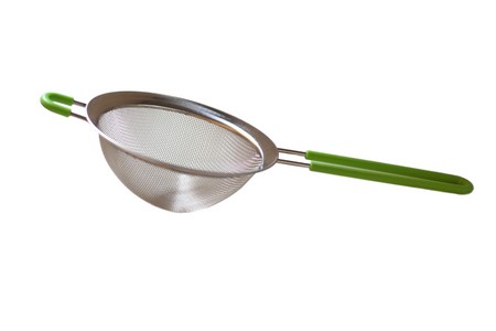 Сито 14см с силиконовой ручкой, нержавеющая сталь
