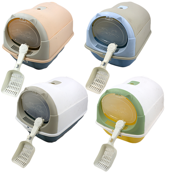 Лоток-домик для кошек 49*34*34см, с совочком