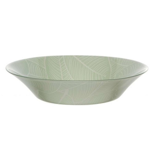 Тарелка глубокая упроч. Ливс зел. 220 мм 2 цв.(рис.41546)