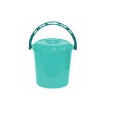Ведро 10л с крышкой (мята) 