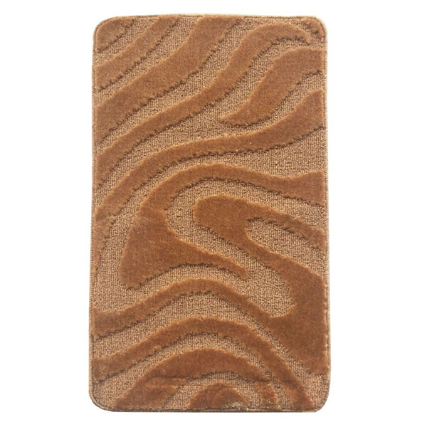 Коврик из полипропилена на латексной основе, "L'CADESI LEMIS", 50х80см из 2 штук,3014 оранжевый