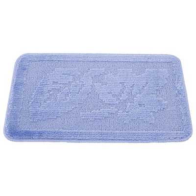 Набор ковриков 3шт. NEW MONO из пропилен. 60*100см голубой