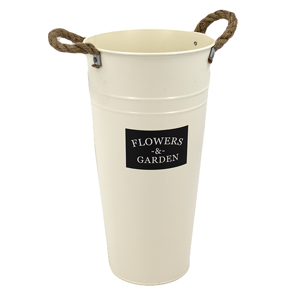 Ваза для цветов металлическая  Ø-20см h-40см (серия 2)