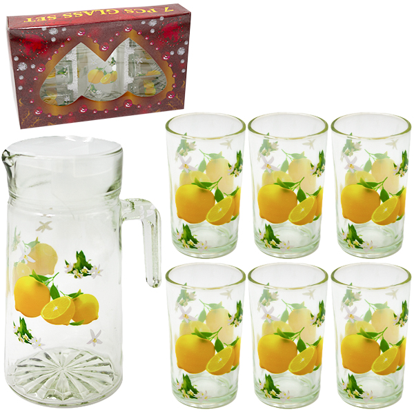 Набор питьевой кувшин+6стаканов