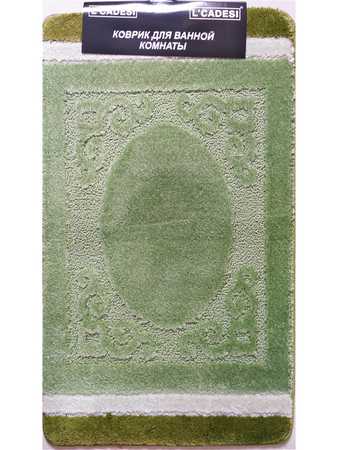 Коврик из полипропилена  HIGH MONO 50*80см,  зеленый PRESTIGE