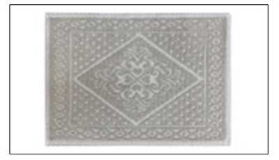 Коврик для ванной комнаты 50х70 бежевый PAMUKLU, Турция