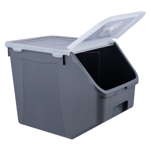Контейнер для овощей 9л (серый) (то)