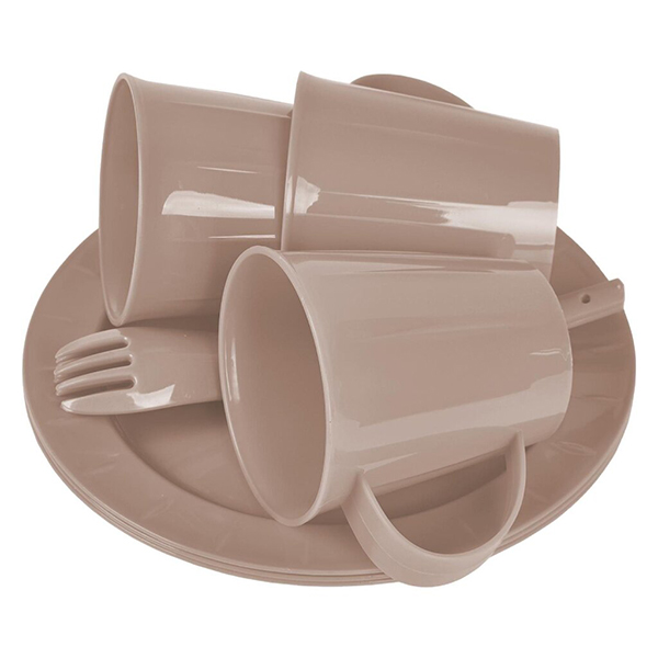 Набор для пикника Vanilla на 3 персоны (9пр) латте (то)