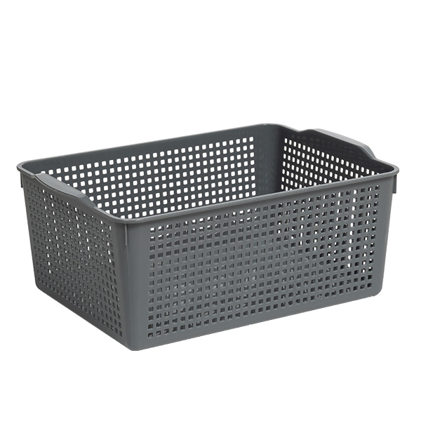 Корзинка "Лофт" 13л 395х272х165мм (серый) (то)