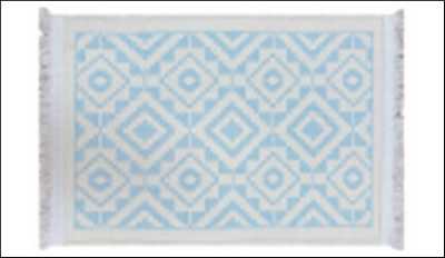 Коврик двухсторонний из хлопка 60х90 зеленый PAMUKLU DOUBLE , Турция