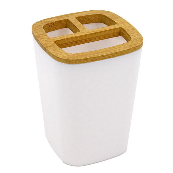 Подставка-стакан для зубных щеток (серия НЕВИННОСТЬ)