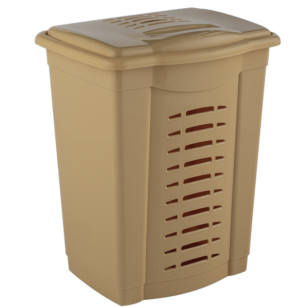 Корзина для белья 420х350х550мм (бежевый)