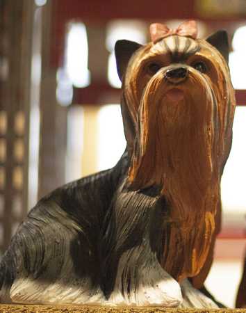 Собака йорк-бивер 45 см АФ0165