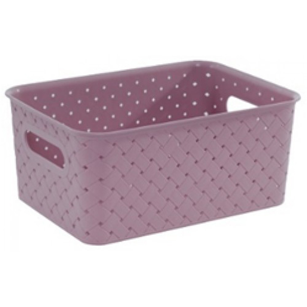 Корзинка "Береста" 3л 235х173х105мм (сирень) (то)