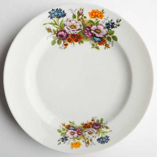 Тарелка мелкая 240мм Идиллия "Букет цветов"