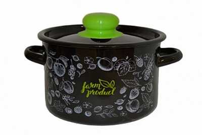 Кастрюля эмал цил Berry 4.5л ТМ Appetite