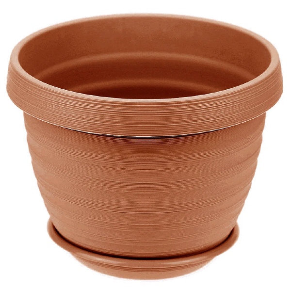 Горшок "Толедо" D36 с поддоном 17,4л терракот