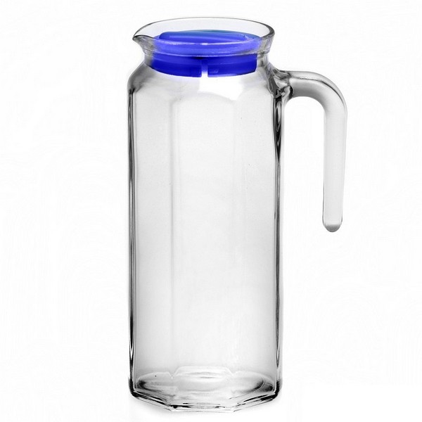 Кувшин КОШЕМ с голубой крышкой 1000 мл