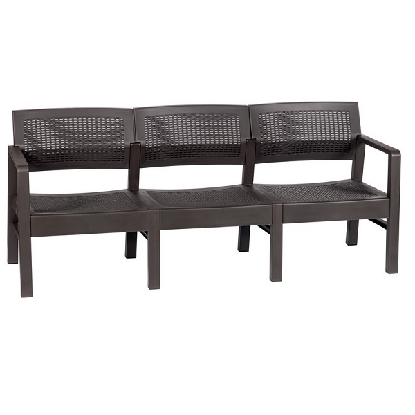 Диван РОТАНГ трехместный 580x1780x750мм (то)