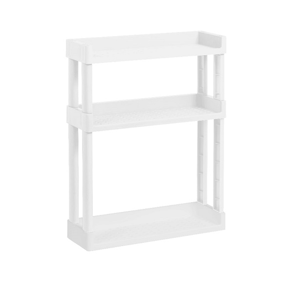 Полка VIKEA навесная 3-х ярусная (белый) (то)