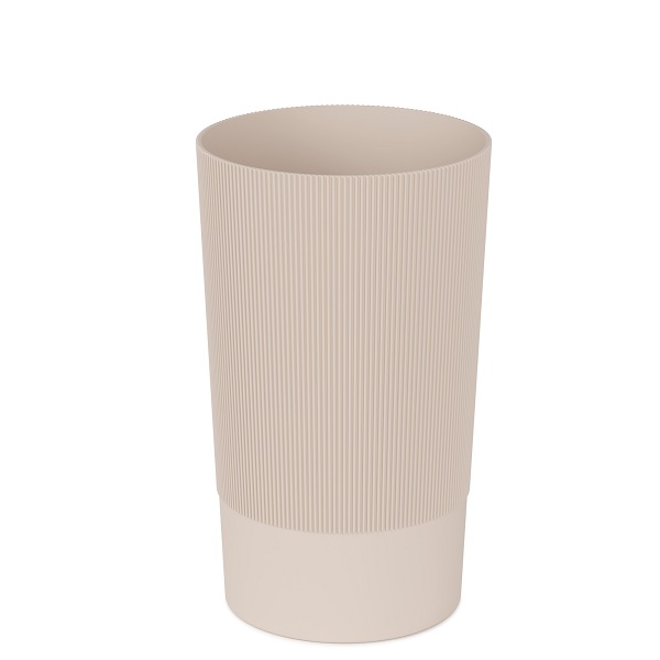 Ваза для цветов под срезку "Версаль" (D200мм,выс340мм)(бежевый)(то)