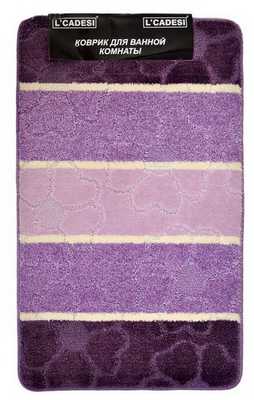Набор ковриков 2шт. MULTI из пропилен. 60*100см лиловый-сиреневый