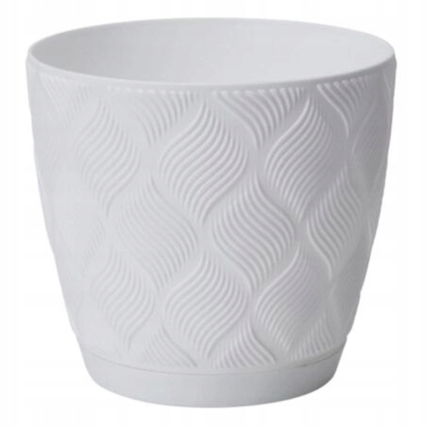 Горшок "Мираж", D19,5, 3,7л, белый