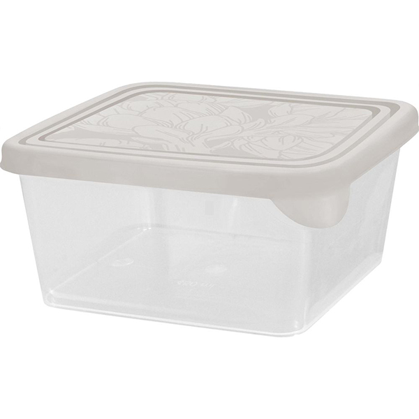 Контейнер для прод. HELSINKI Artichoke 0,9л прямоуг. пепельный жемчуг (то)