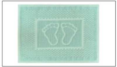 Коврик для ванной комнаты 50х70  зеленый  PAMUKLU, Турция