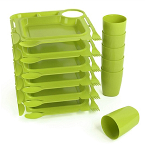 Набор для пикника Fiesta на 6 персон (майская зелень)(то)