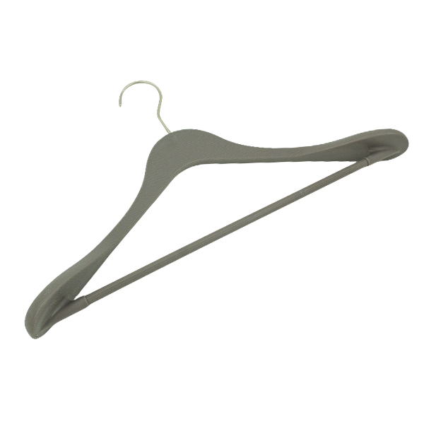 Вешалка для одежды 44*22см, пластик (бежево-серый)