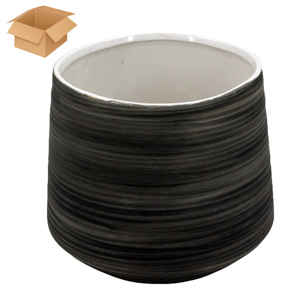 Кашпо керамическое ВЕНЕЦИЯ НОЧЬ 13*13*11см