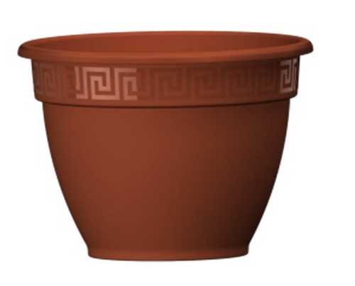 Горшок "Антик", D25, с поддоном 4.9л терракотовый (то)
