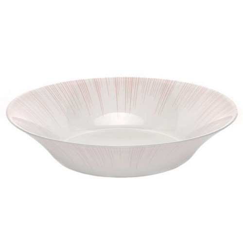 Тарелка глубокая упроч. Фокус 220 мм розовая 3цв.(рис.29082)