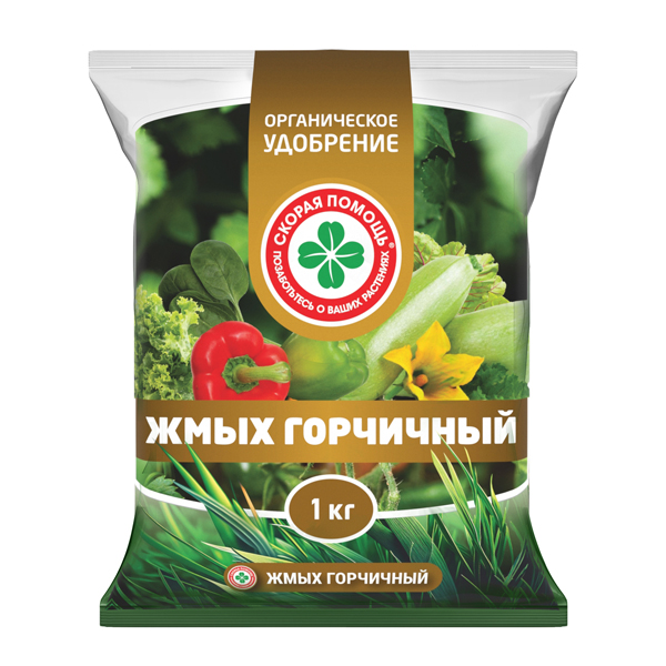 Органическое удобрение "Жмых горчичный" Скорая помощь 1 кг