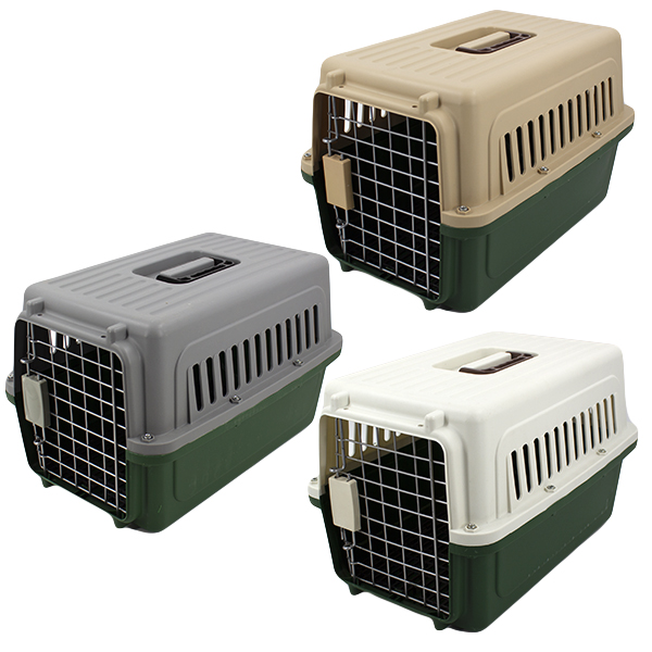 Переноска для кошек и собак 48*32*30см (пластик+металл)