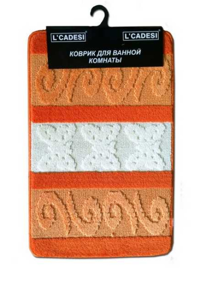 Набор ковриков 2шт. HURREM из пропилен. 60*100см оранжевый