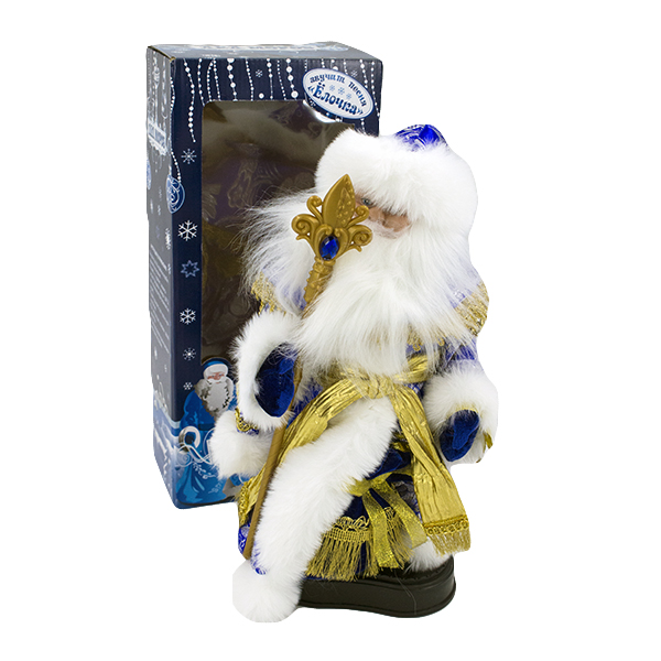 Фигурка декоративная музыкальная ДЕД МОРОЗ 40см
