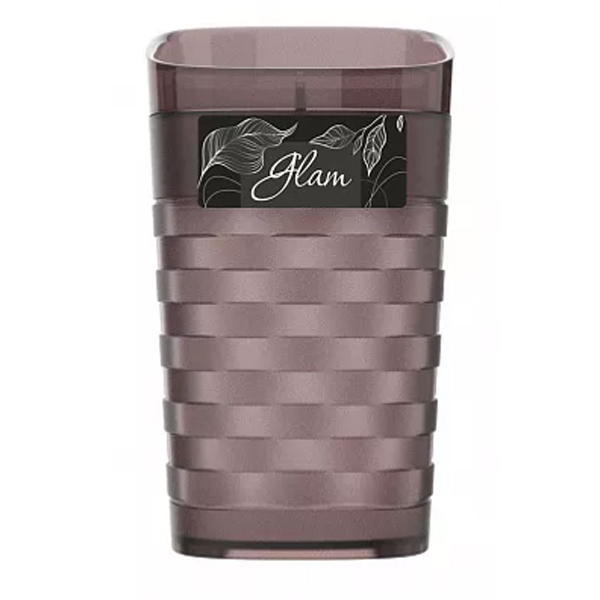 Стакан для зубных щеток Glam (шоколад) (то)