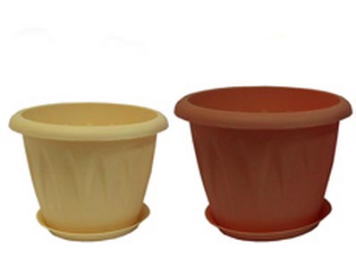 Кашпо АЛИЦИЯ с поддоном D120 мм 0,6л