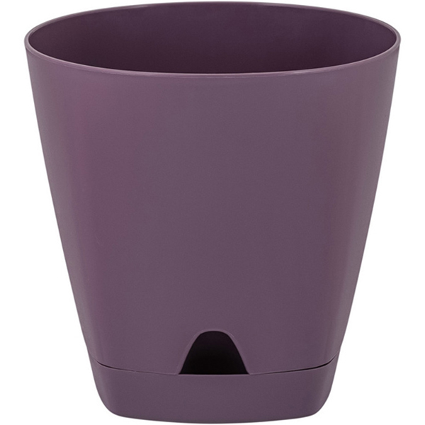 Горшок для цветов AMSTERDAM D170 с прикорневым поливом 2,5л морозная слива (то)