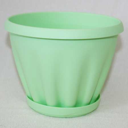 Горшок "Знатный" 2л d180мм зеленый