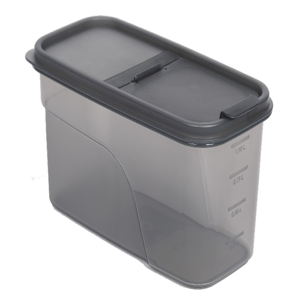Контейнер для сыпучих продуктов 1,7л (графит) (то)