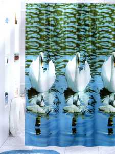 Штора для в/комнаты "SHOWER CURTAIN", 180x180см, ПВХ, арт. 619, Тайвань