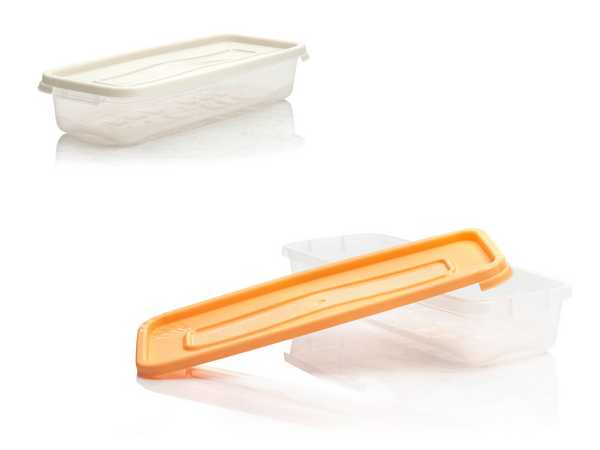 Контейнер для СВЧ 0,6л "ФРЕШ ФИШ" прямоугольный (то)