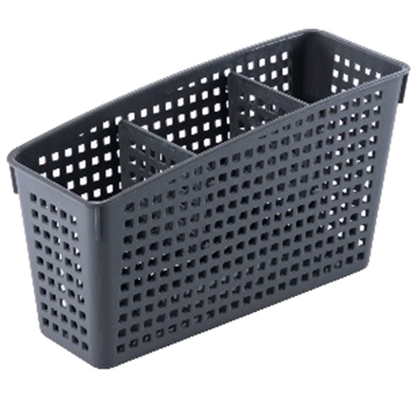 Органайзер "Лофт" с перегородками 245х95х140мм (серый)