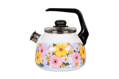 Чайник 2л. со свистком бел. FERNANDA