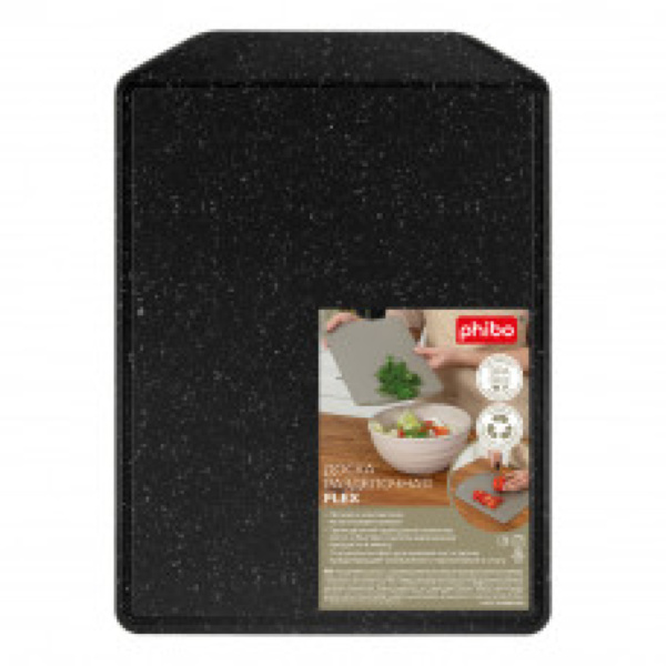 Доска разделочная "FLEX" 300х215мм (Черный гранит) (то)